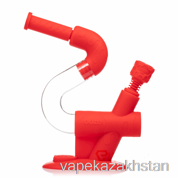 Vape Kazakhstan Ooze Swerve Silicone Water Pipe Scarlet (Red)
